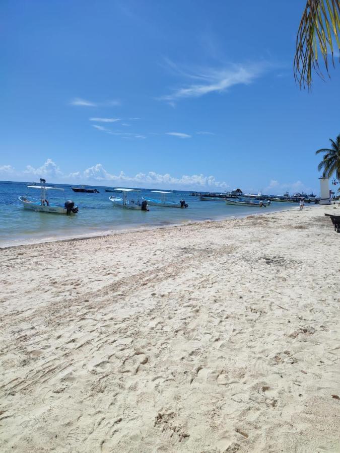 Casa Lucia Beachfront 푸에르토 모렐로스 외부 사진