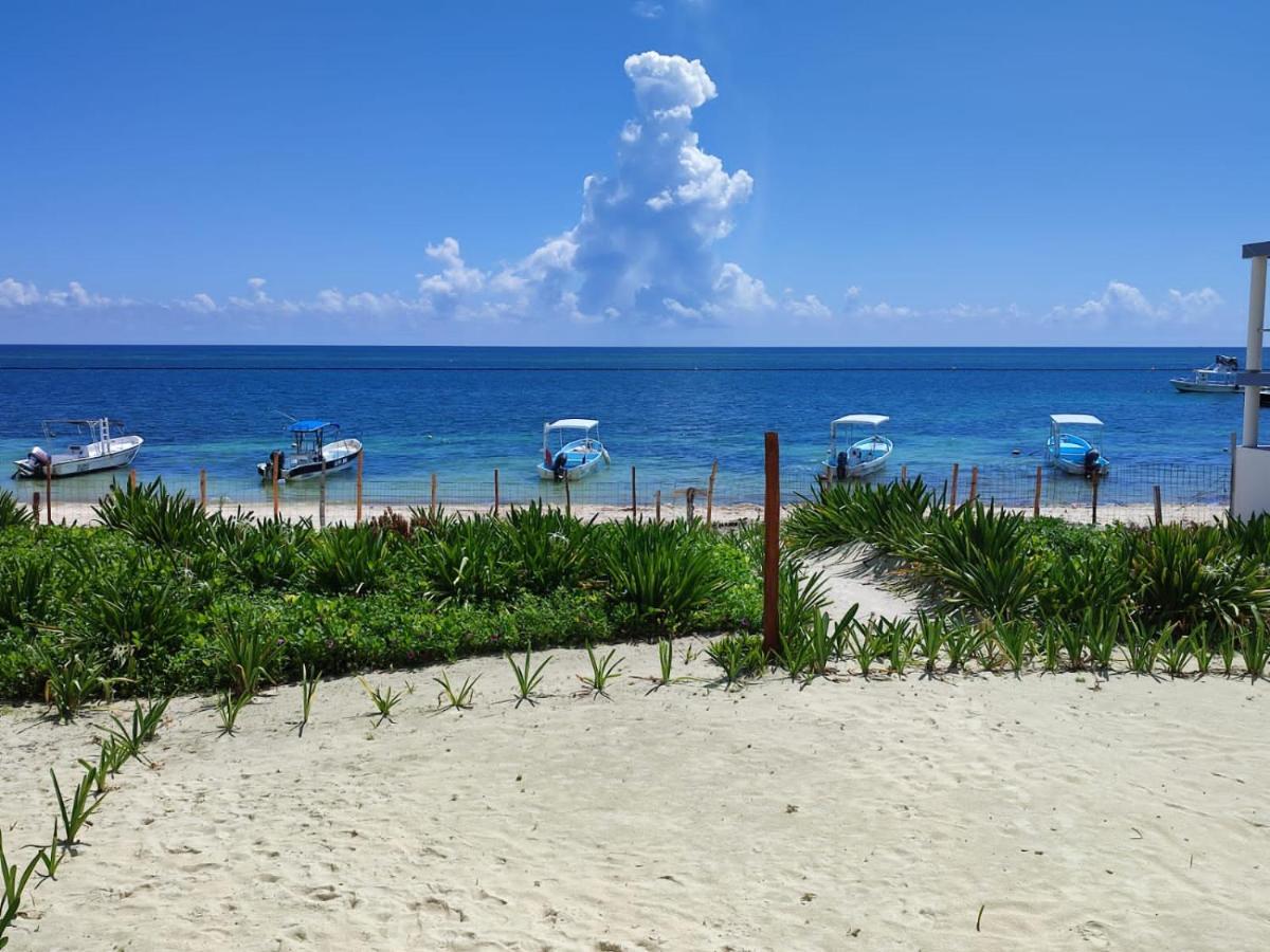 Casa Lucia Beachfront 푸에르토 모렐로스 외부 사진